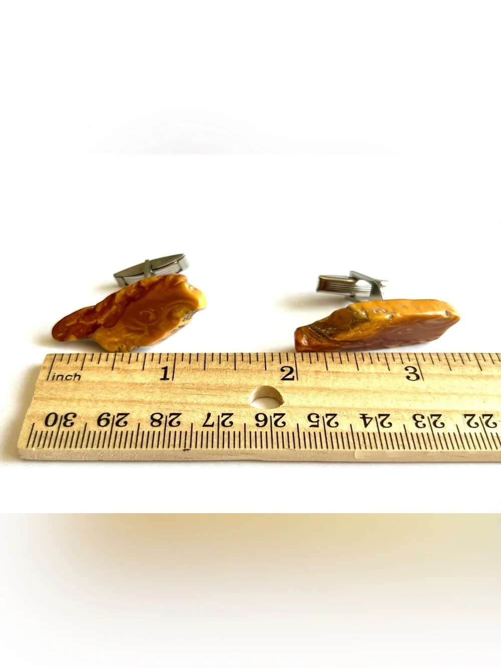 Pair of vintage “nature” cufflinks. Great condition.